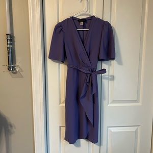 Donna Morgan Faux Wrap Crepe dress